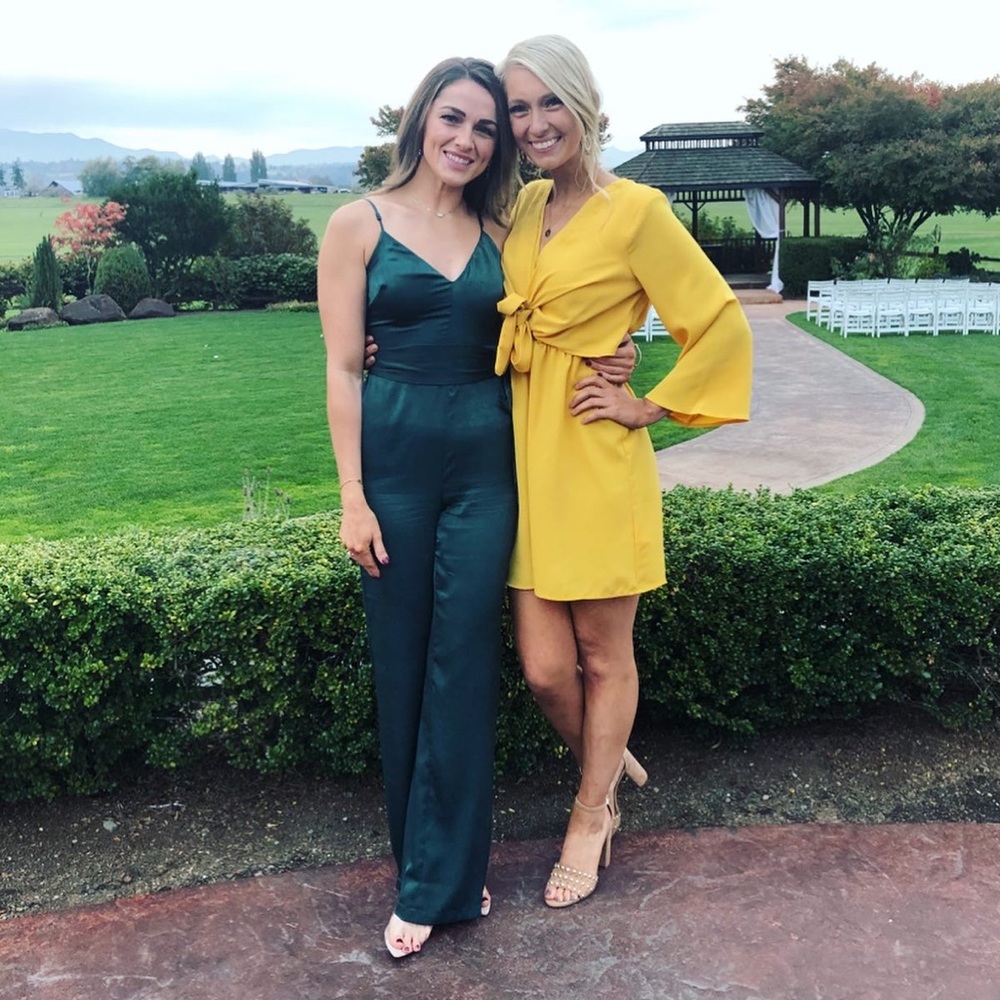 Green revolve jumpsuit